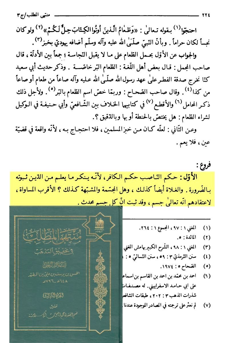 حكم الناصب حكم الكافر